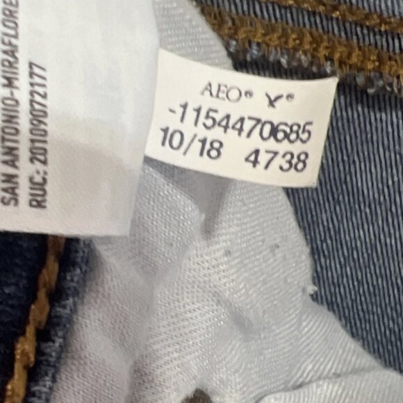 American Eagle Jeans 30x34 Blue Slim Flex Medium Wash Denim - Picture 12 of 13